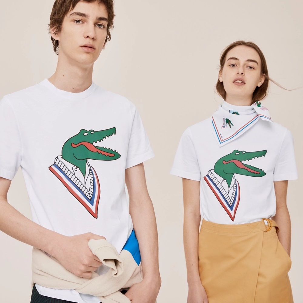 Brand New with Tags UNISEX Lacoste x Jean-Michel Tixier T-Shirt